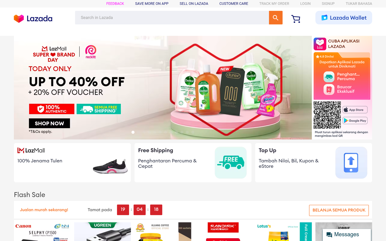 Lazada Malaysia E-Commerce Platform
