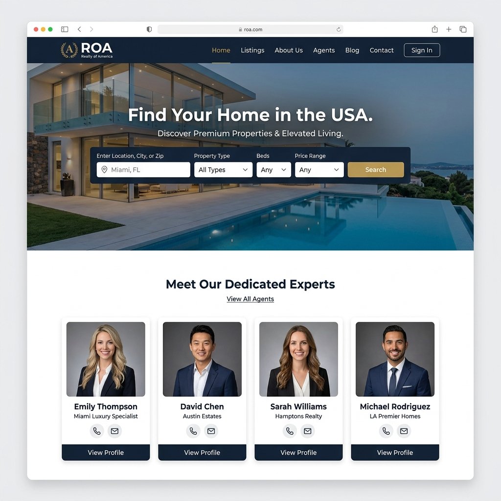 Realty of America Brokerage Platform