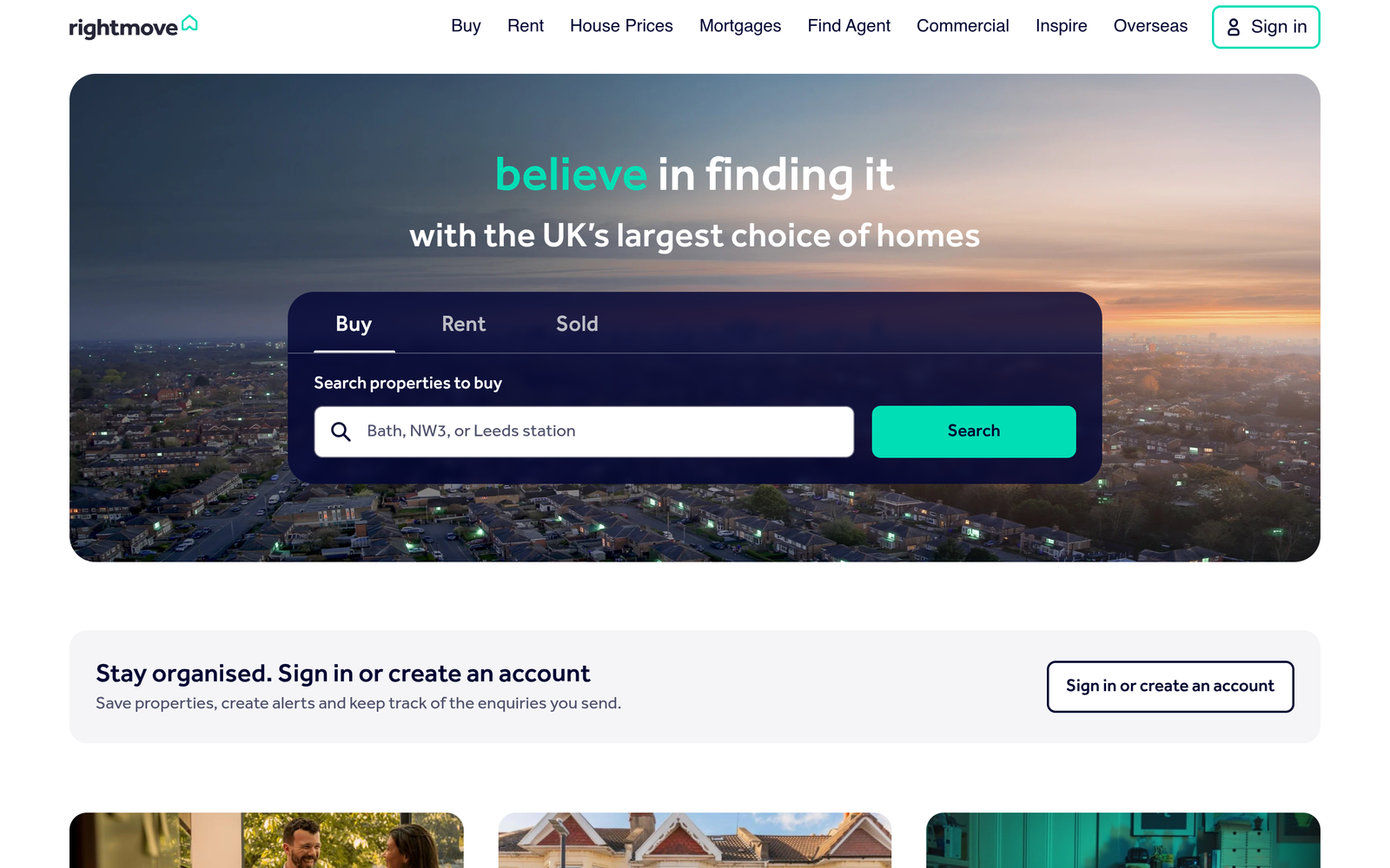 Rightmove UK Property Search Portal