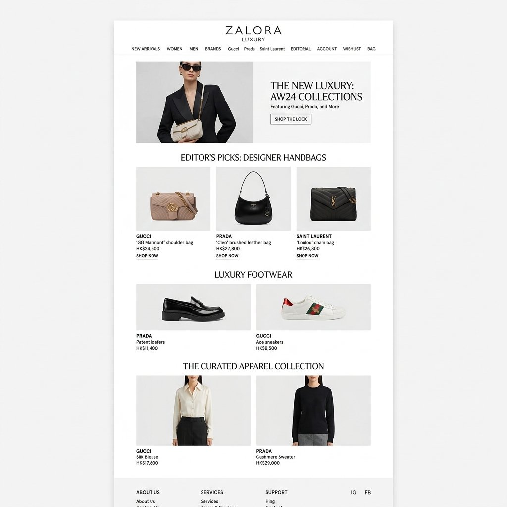 ZALORA Luxury Designer Storefront
